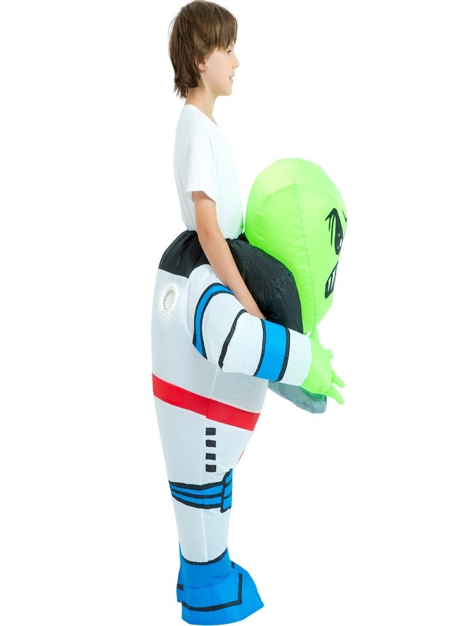 One Casa Blow Up Costume Child,Inflatable Costumes for Kids,Riding Alien Costume,Halloween Costumes for Boys/Girls (7-10YRS) - Image 5